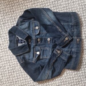 GAP Kids Denim Jacket Denim Blue Girls